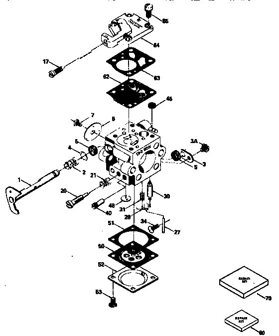 Carburetor 632941 hu-108b