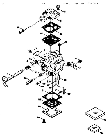 Carburetor 632941 hu-108b