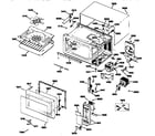 GE JE1455L02 microwave parts diagram