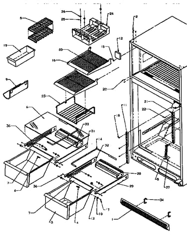 Shelves and accessories