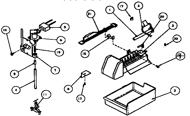 ADD-ON ICE MAKER ASSEMBLY