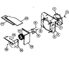Kenmore 2538791462 air system handling parts diagram