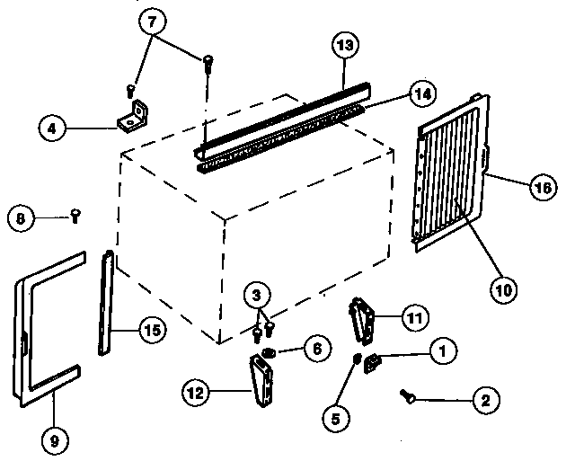 Windows mounting parts