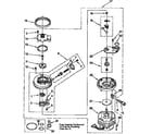 Kenmore 6651765593 pump and moter parts diagram