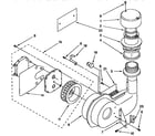 KitchenAid KUDA23SYWH1 blower parts diagram