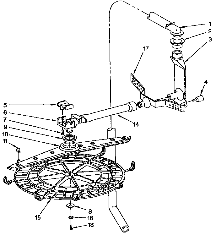 UPPER WASH AND RINSE PARTS