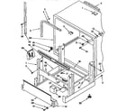 KitchenAid KUDA23SYWH1 frame and tank parts diagram