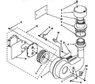 KitchenAid KUDA230YWH2 blower parts diagram