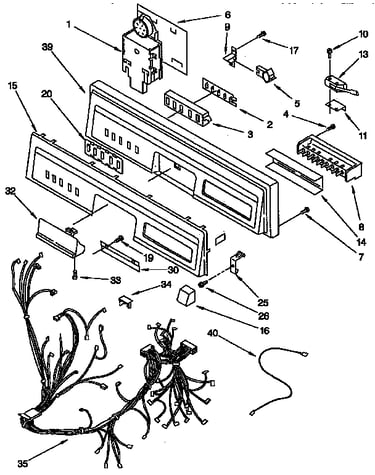 Control panel parts