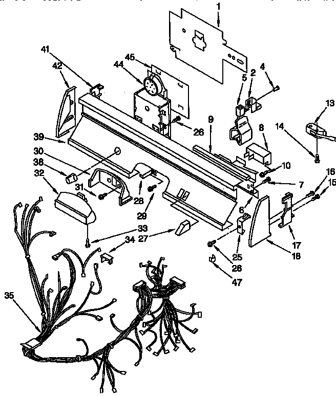 Control panel parts