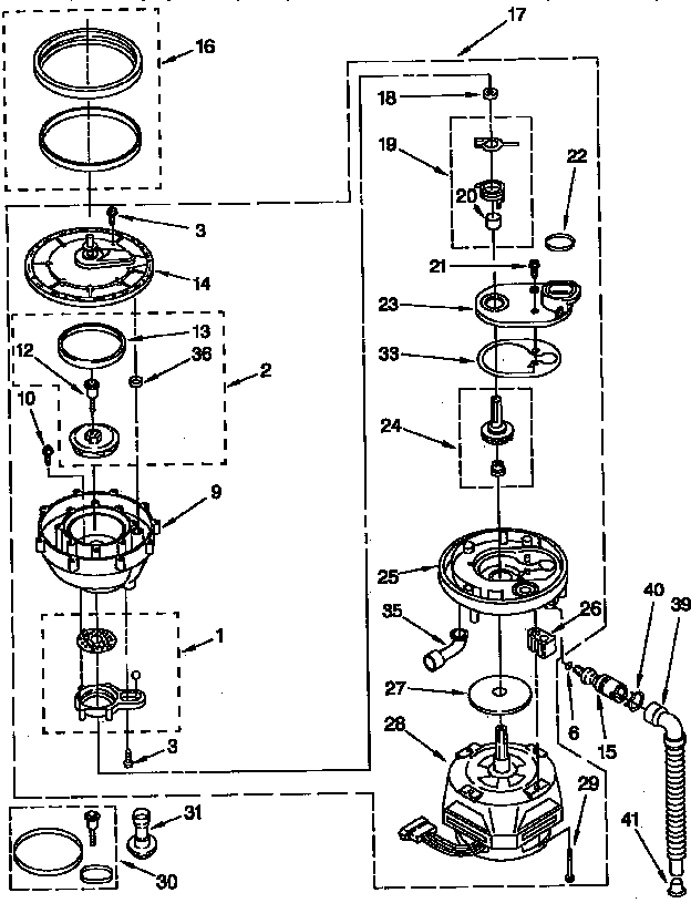 Pump and motor parts