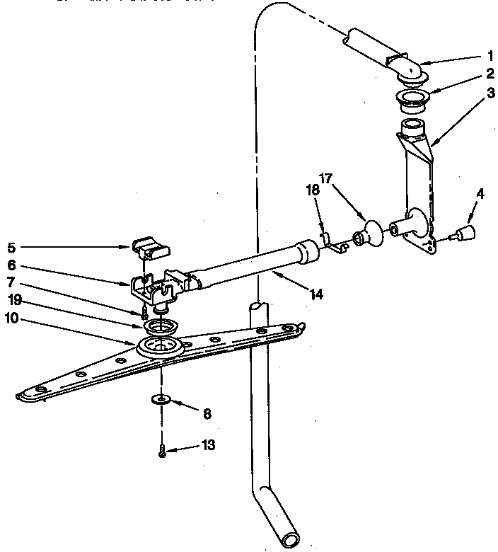 UPPER WASH AND RINSE PARTS