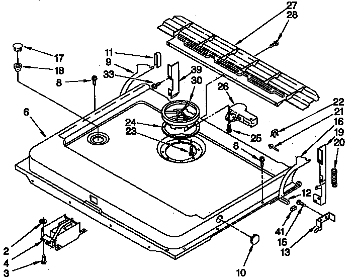 Door and latch parts