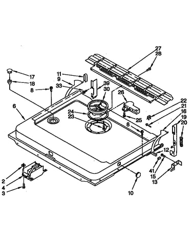 Door and latch parts