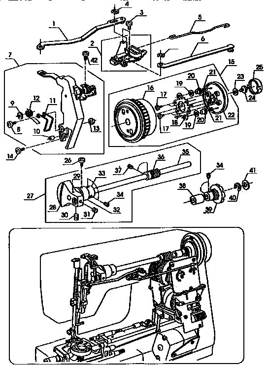 Zigzag guide assembly