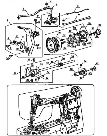 Zigzag guide assembly
