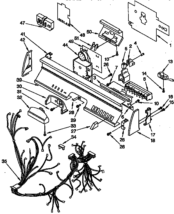 CONTROL PANNEL PARTS