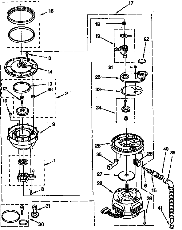 Pump and motor parts