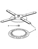 Lower washarm and straniner parts