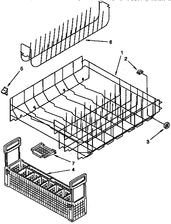 Lower rack parts