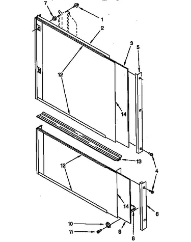 Door and panel parts