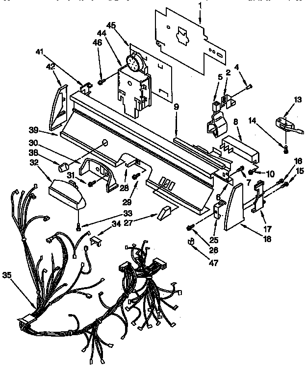 Control panel parts