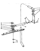 Upper wash and rinse parts