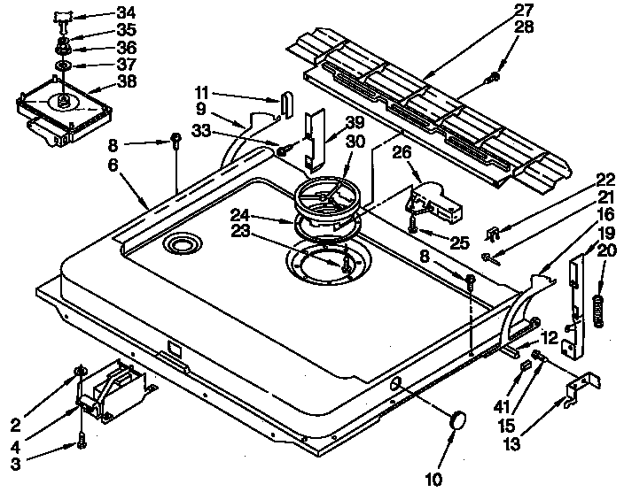 Door and latch parts