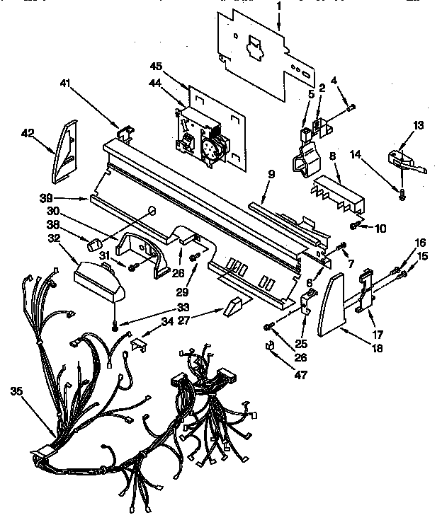 CONTROL PANEL PARTS