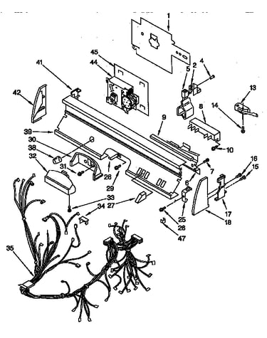 Control panel parts