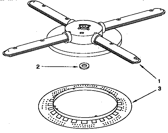LOWER WASHARM AND STRAINER PARTS