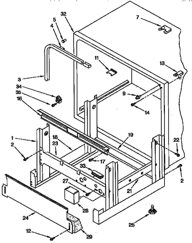 Frame and tank parts