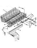 Upper rack and track parts