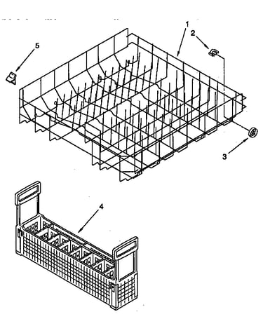 Lower rack parts