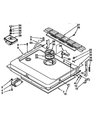 Door and latch parts