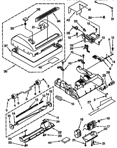 Nozzle and moter parts