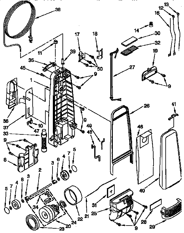 DUST CAMPARTMENT PARTS