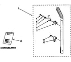 Kenmore 1163082490C handle parts diagram