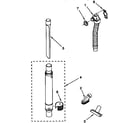 Kenmore 1163082490C hose and attachment parts diagram