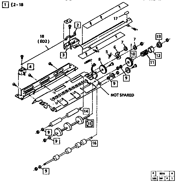 Pl 2.2 paper feed assembly
