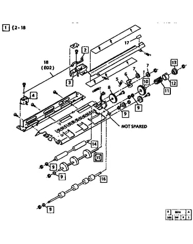 Pl 2.2 paper feed assembly