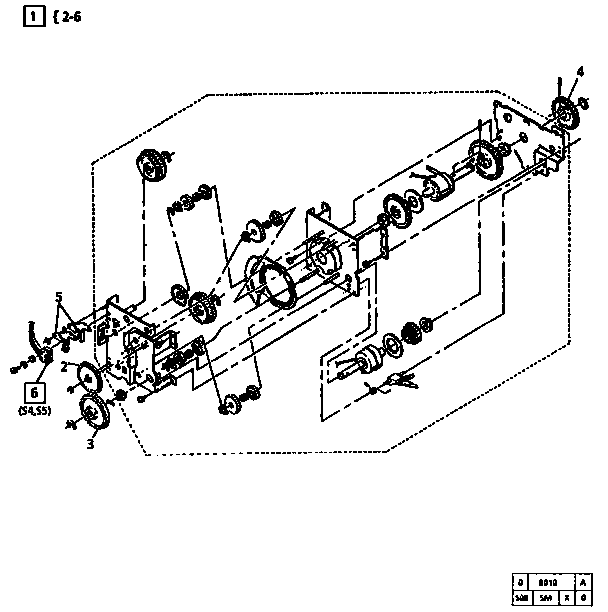 Pl 1.6 5260 platen drive assembly