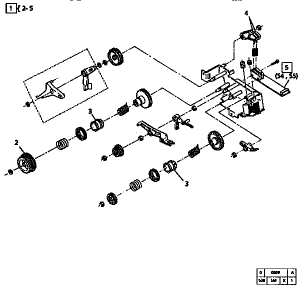 Pl 1.5 5240 platen drive assembly