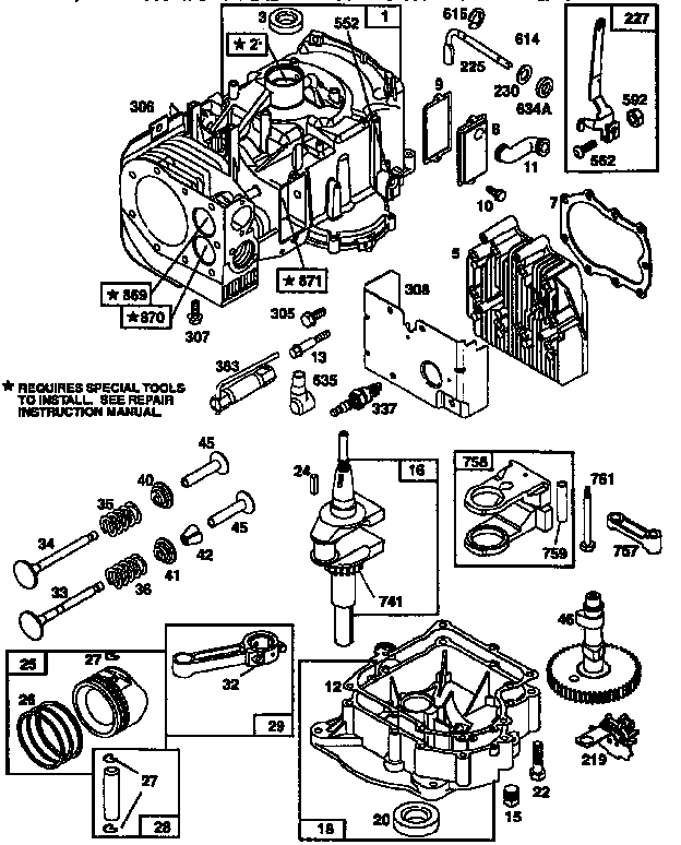 Repair parts