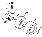 Craftsman 917257640 wheels & tires diagram