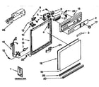 Kenmore 6651577990 frame and console parts diagram