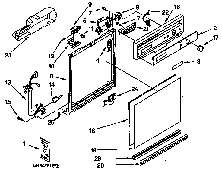 Frame and console parts