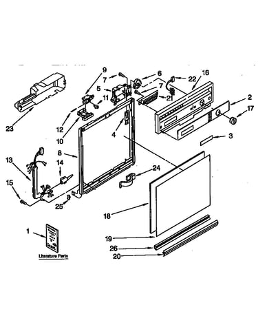 Frame and console parts