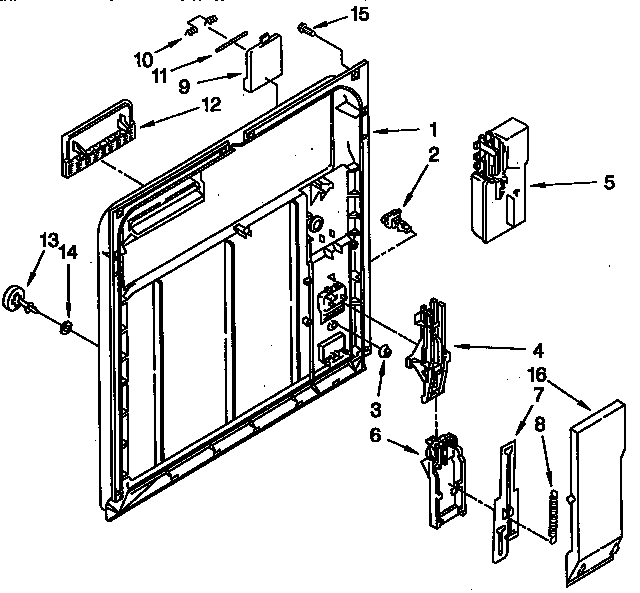 Inner door parts