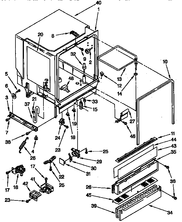 TUB ASSEMBLY PARTS